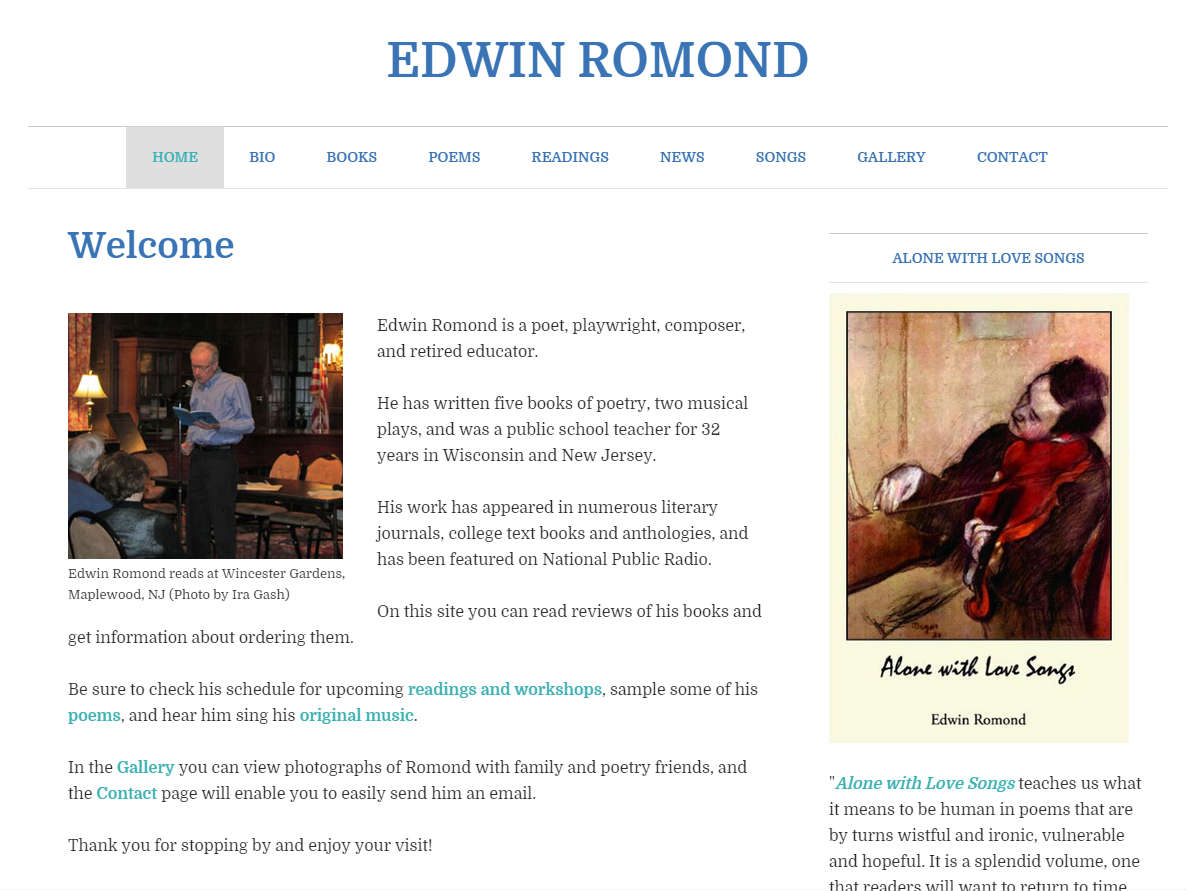 Ed Romond website